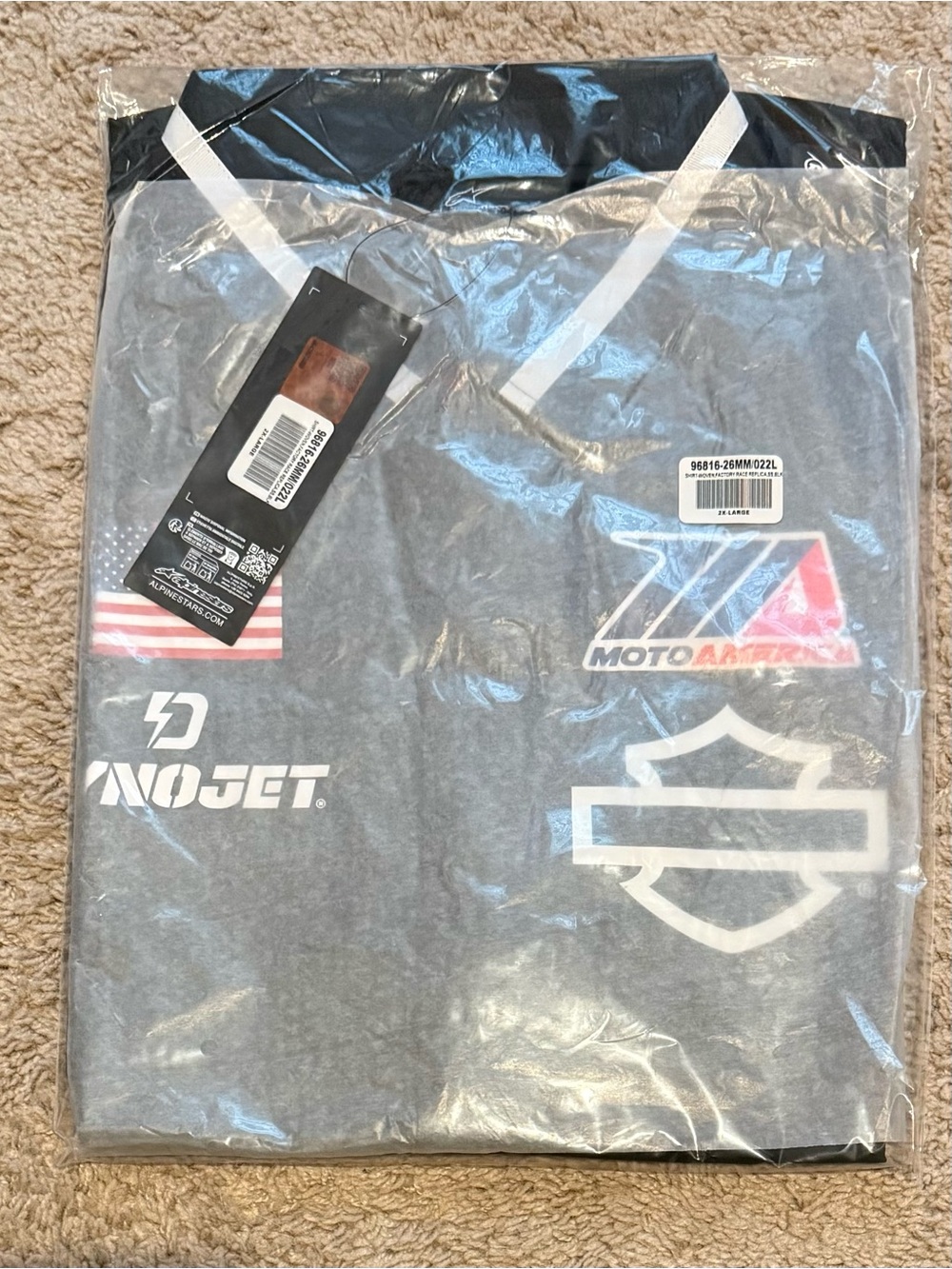 Harley Davidson & Alpine Stars Harley Davidson Factory Racing Pit Shit New